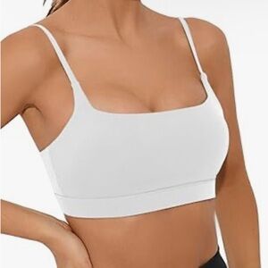 White Sports Bra Size XL
